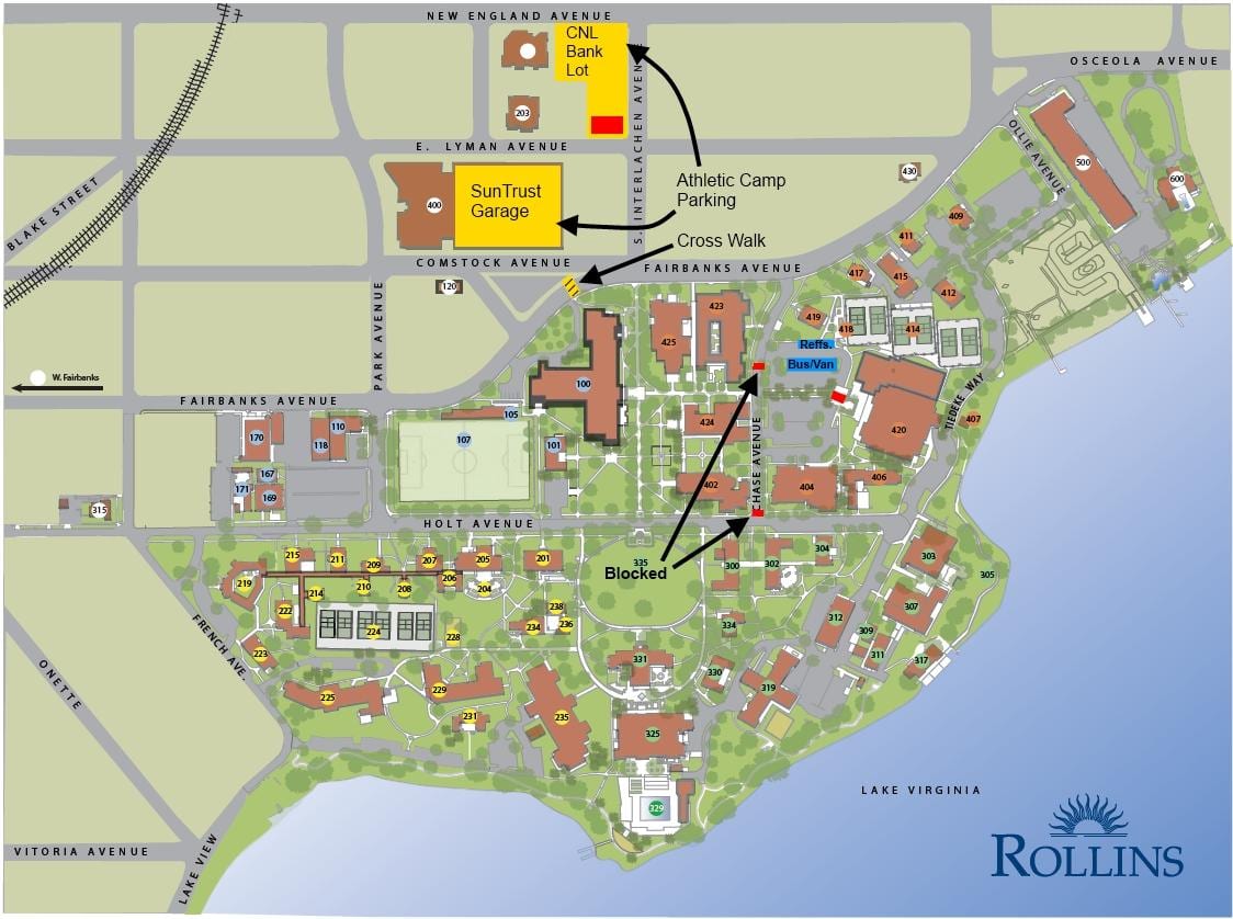 kartta Rollins college