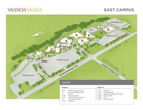 Valencia college east campus kartta
