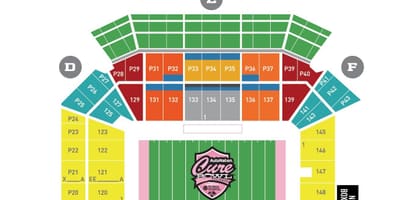 Camping World stadium istuin kartta