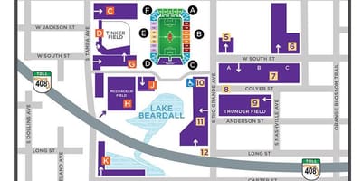 Citrus Bowl parkkipaikalla kartta