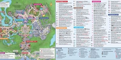 Disney World Magic Kingdom kartta