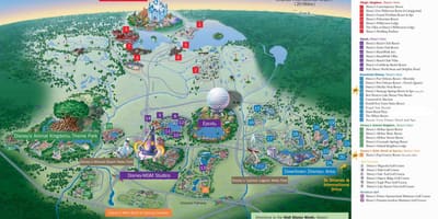 Kartta Walt Disney World