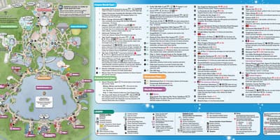 EPCOT Orlando kartta