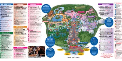 Disney World Magic Kingdom kartta