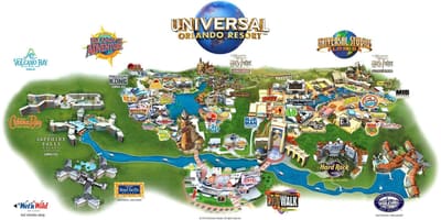 Kartta Universal Orlando