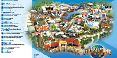 Universal Orlando park kartta