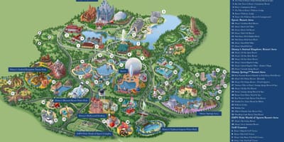 Kartta WDW